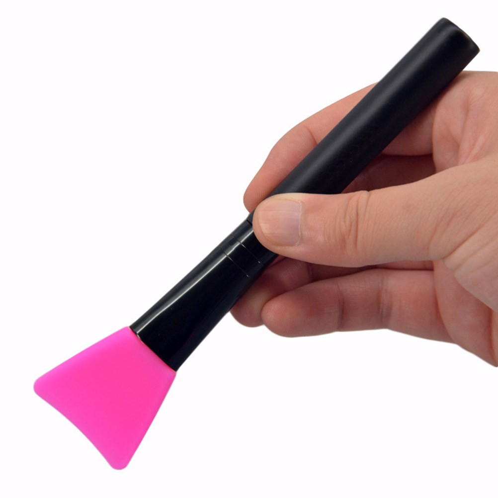 敏感肌向けのフェイスマスク用シリコンブラシ6本セット。黒い木 - Body Brush のレビューと価格