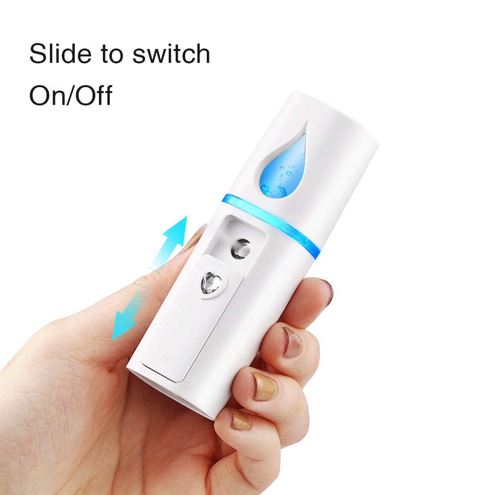 ポータブルミニフェイシャル加湿器,ナノスプレー,USB,充電 - Face Steamer のレビューと価格