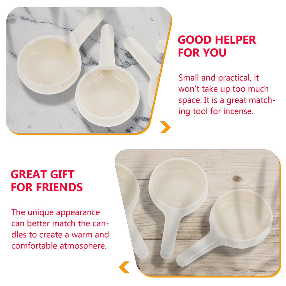 3個入り セラミック製トレイ 精巧なデザインの携帯用スプーン - Wax Warmer のレビューと価格