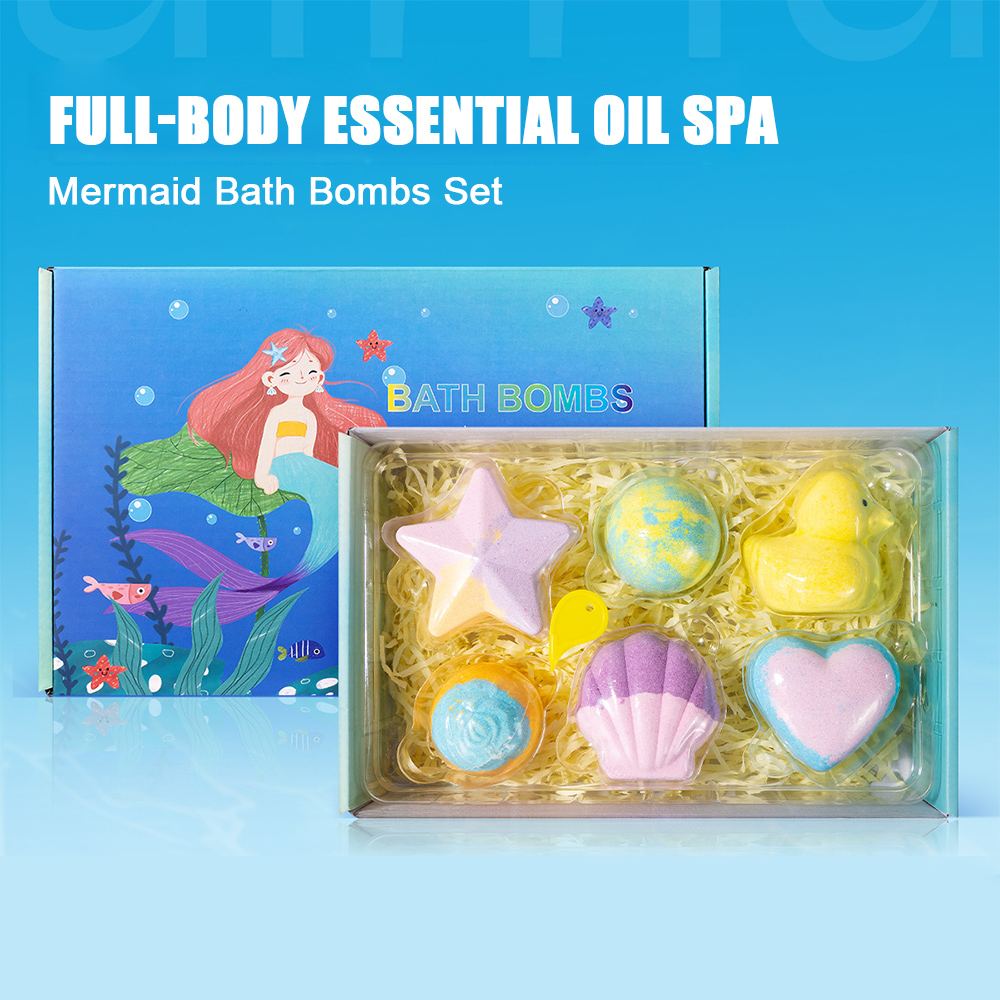 女性向けバスボムギフトセット6個入り、天然エッセンシャルオイ - Bath Salts のレビューと価格